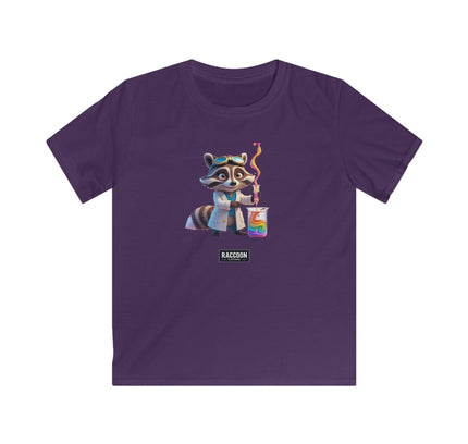 Wissenschafts Waschbär - Kinder T-Shirt