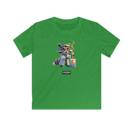 Wissenschafts Waschbär - Kinder T-Shirt