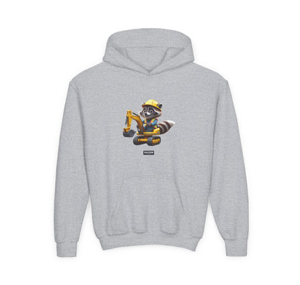 Bauarbeiter Waschbär - Kids Hoodie